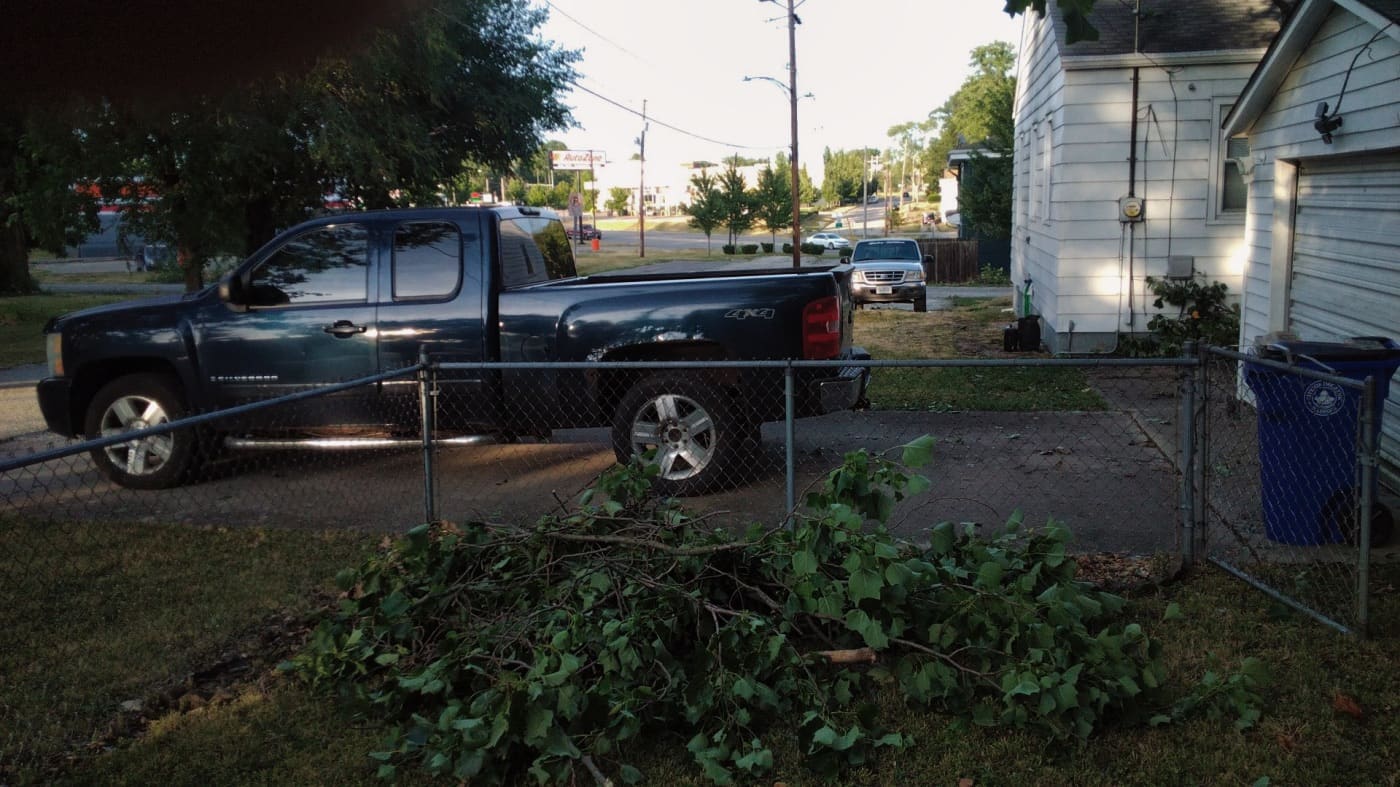 2 of my sister's five trucks