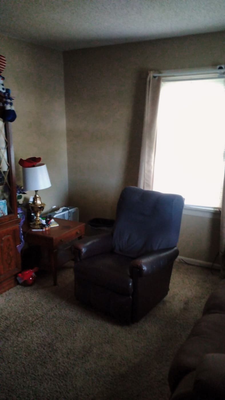 The only place my father is allowed